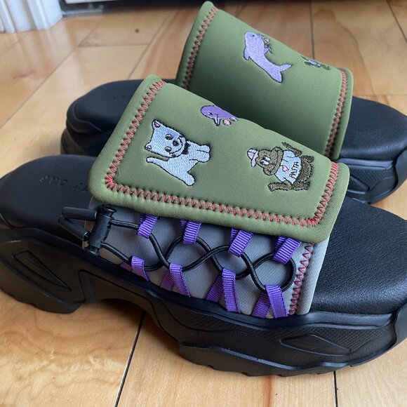 Lazy Oaf Day Off Chunky Sneaker Sliders - EU 39 - Picture 4 of 8